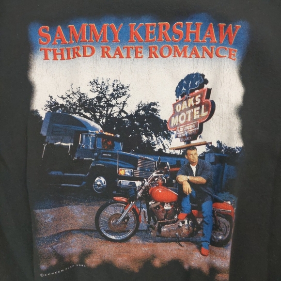 VTG 90s Sammy Kershaw Sweatshirt XL USA Made 50/50 Tour Crewneck 1994 Country - Picture 2 of 13
